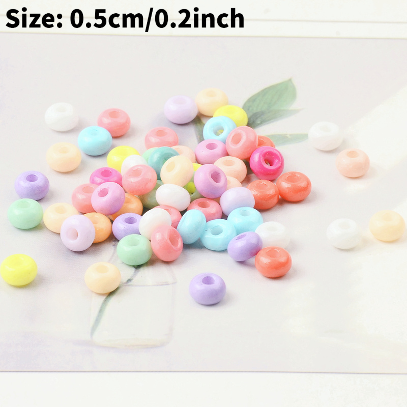 80pcs Glass Seed Beads & Mini Tube Spacer Beads